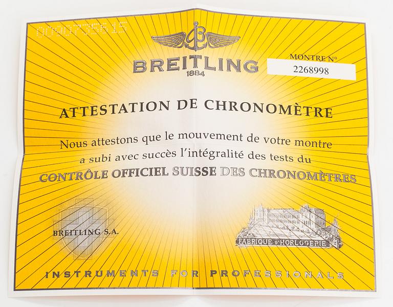 Breitling, Navtimer, 125e Anniversaire, Edition Limitée, armbandsur, 43 mm.
