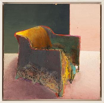 Göran Rydén, oil an mixed media, signed and dated -91 verso.