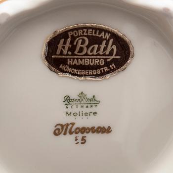 TARJOILUKULHO sekä MALJAKOT, 2 kpl, "Moliere", Rosenthal, Saksa.
