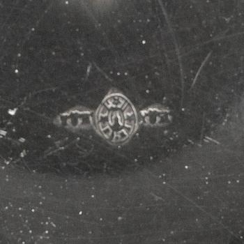 Coffee service, three pieces, silver plate, 20th century.