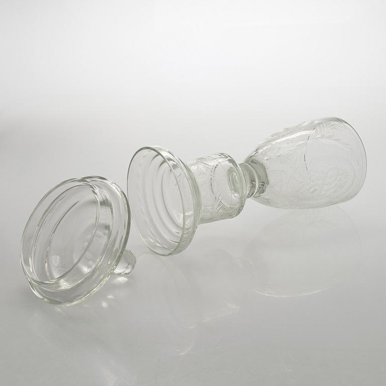 Skål, glas, 1900-talets mitt.