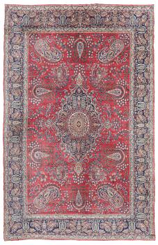 398. A semi-antique Kerman carpet, South Persia, ca 464 x 298 cm.