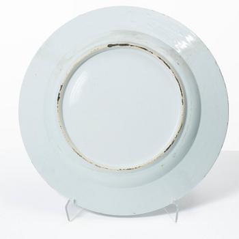 A porcelain dish, China, late Qing, circa 1900.