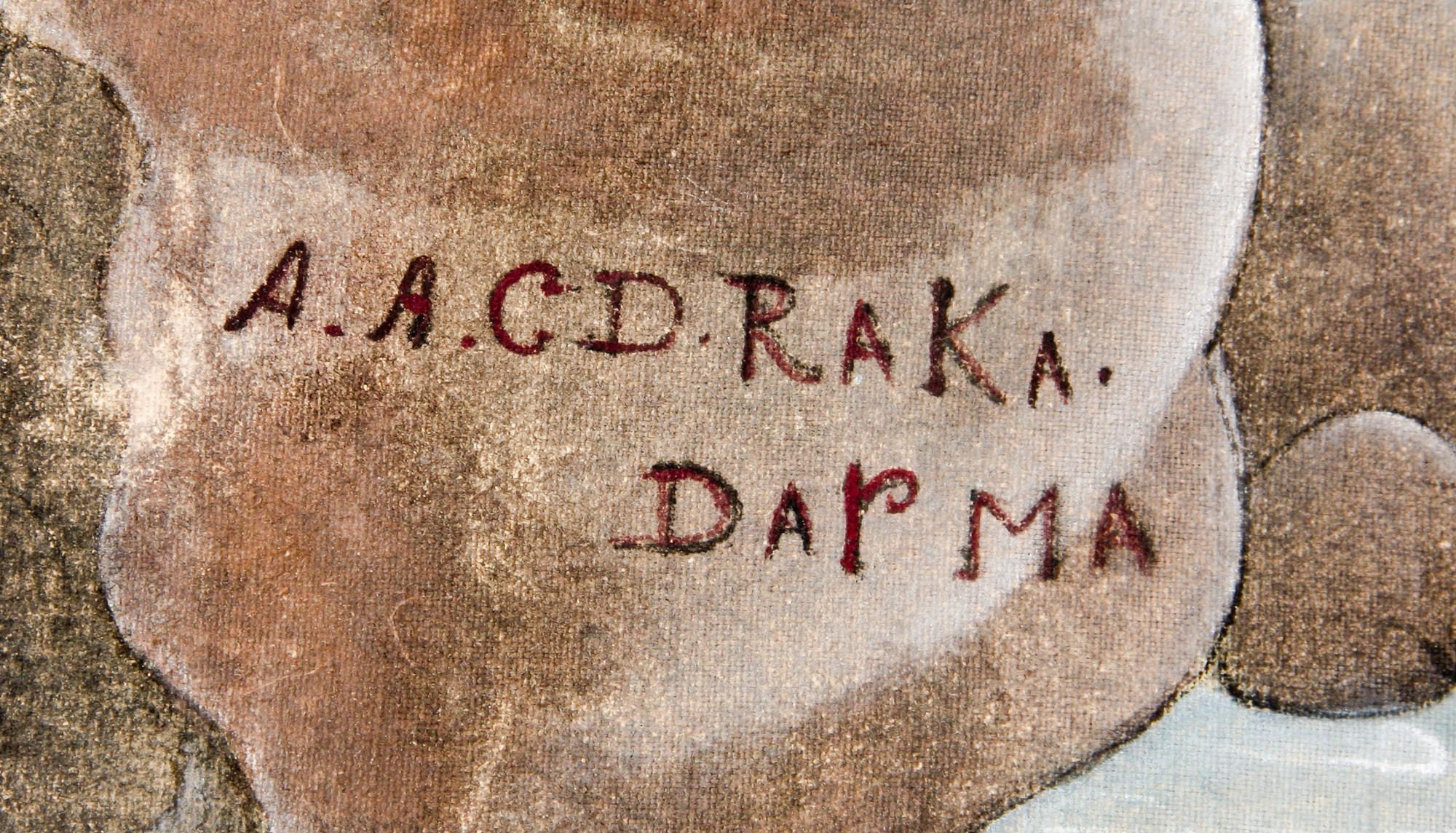 ANAK AGUNG GEDE RAKA PUJA, tillskriven, olja på duk, bär signatur A. A. GD Raka.