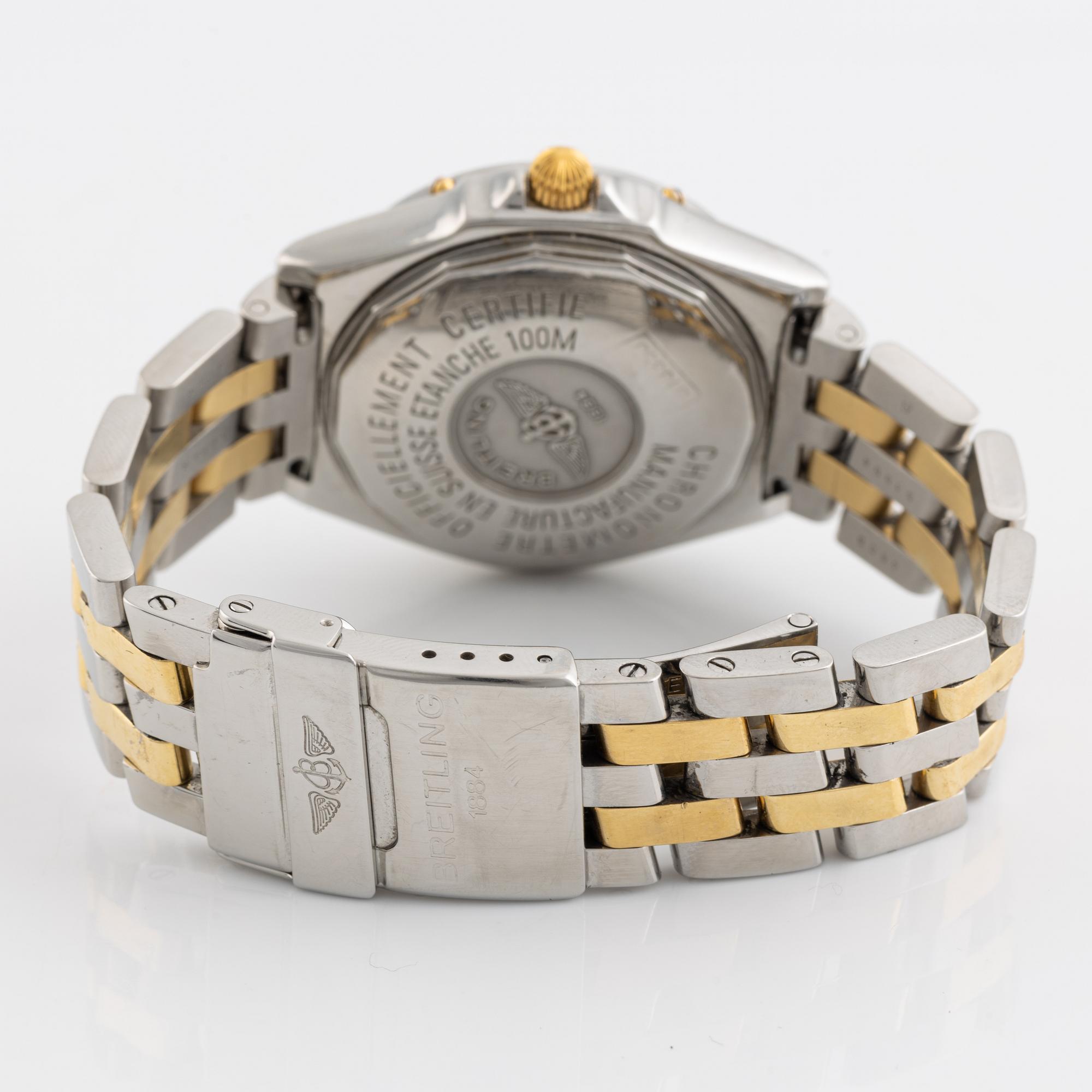 Breitling, Wings, wristwatch, 37,6 mm.