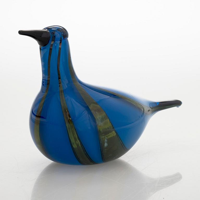 Oiva Toikka, a glass bird, Bulrush Curlew (Taivaanvuohi) 2004–2008, signed O. Toikka Nuutajärvi.