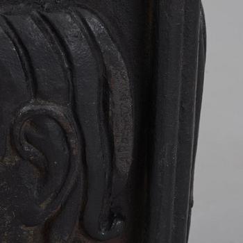 Anna Petrus, four cast iron reliefs, Näfveqvarn, Sweden, pieces of a table designed for the Metropolitan exhibition in New York 1927.