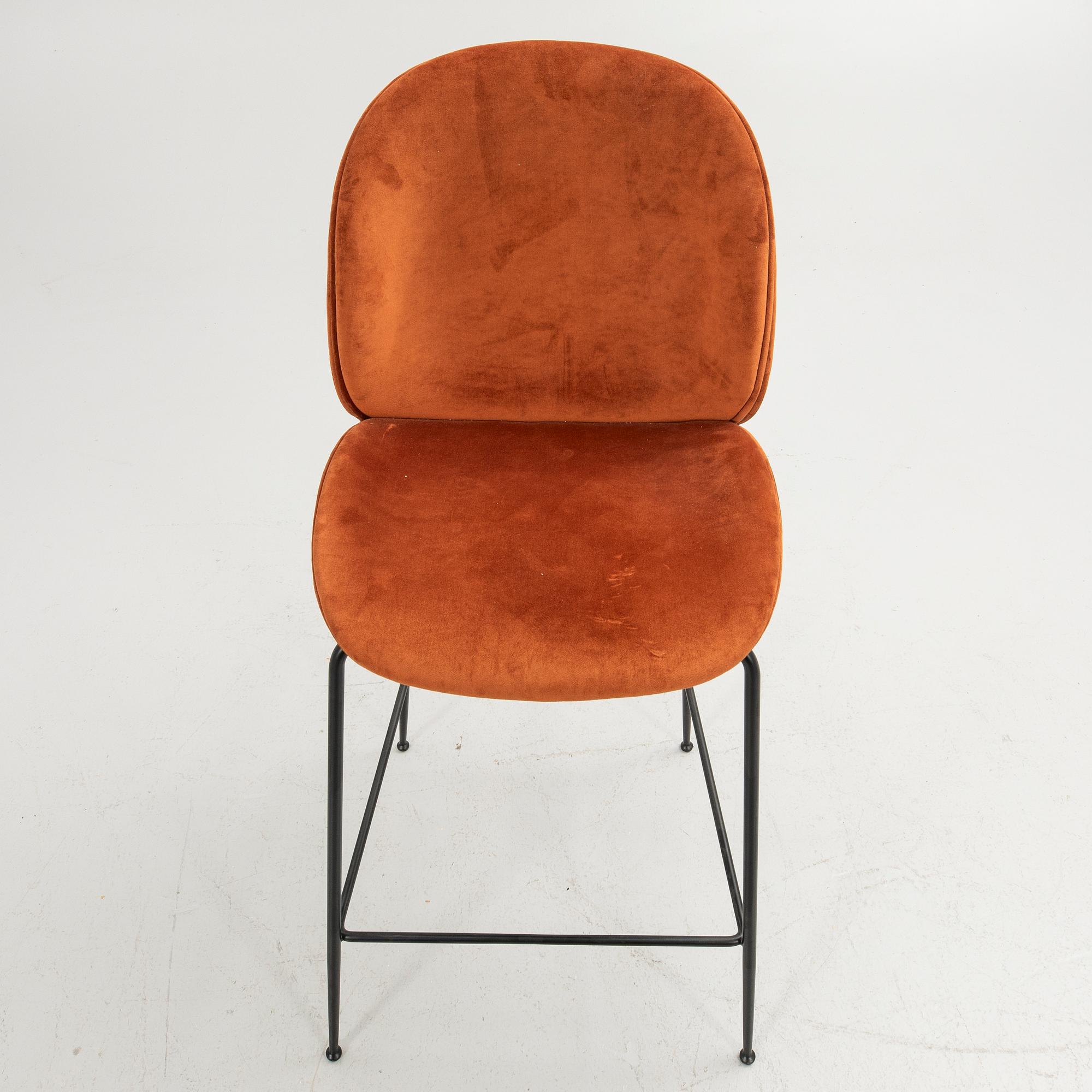GamFratesi, Bar stool, "Beetle Bar Chair", Gubi, Denmark.