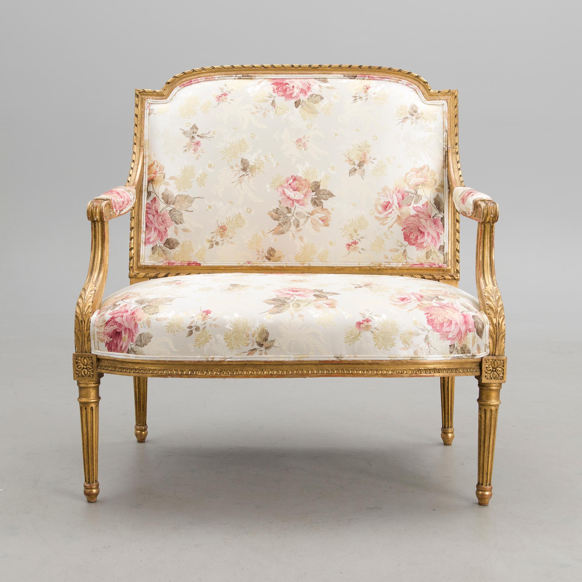 MARQUISE FÅTÖLJ, Frankrike, 1700-talets slut.