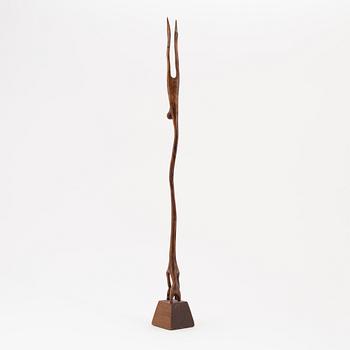 Knud Albert, a rosewood sculpture, signed, Denmark, mid 20th century.