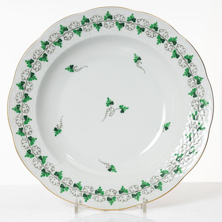 Matservis, 29 delar, "Parsley" och vas, porslin, Herend, Ungern.