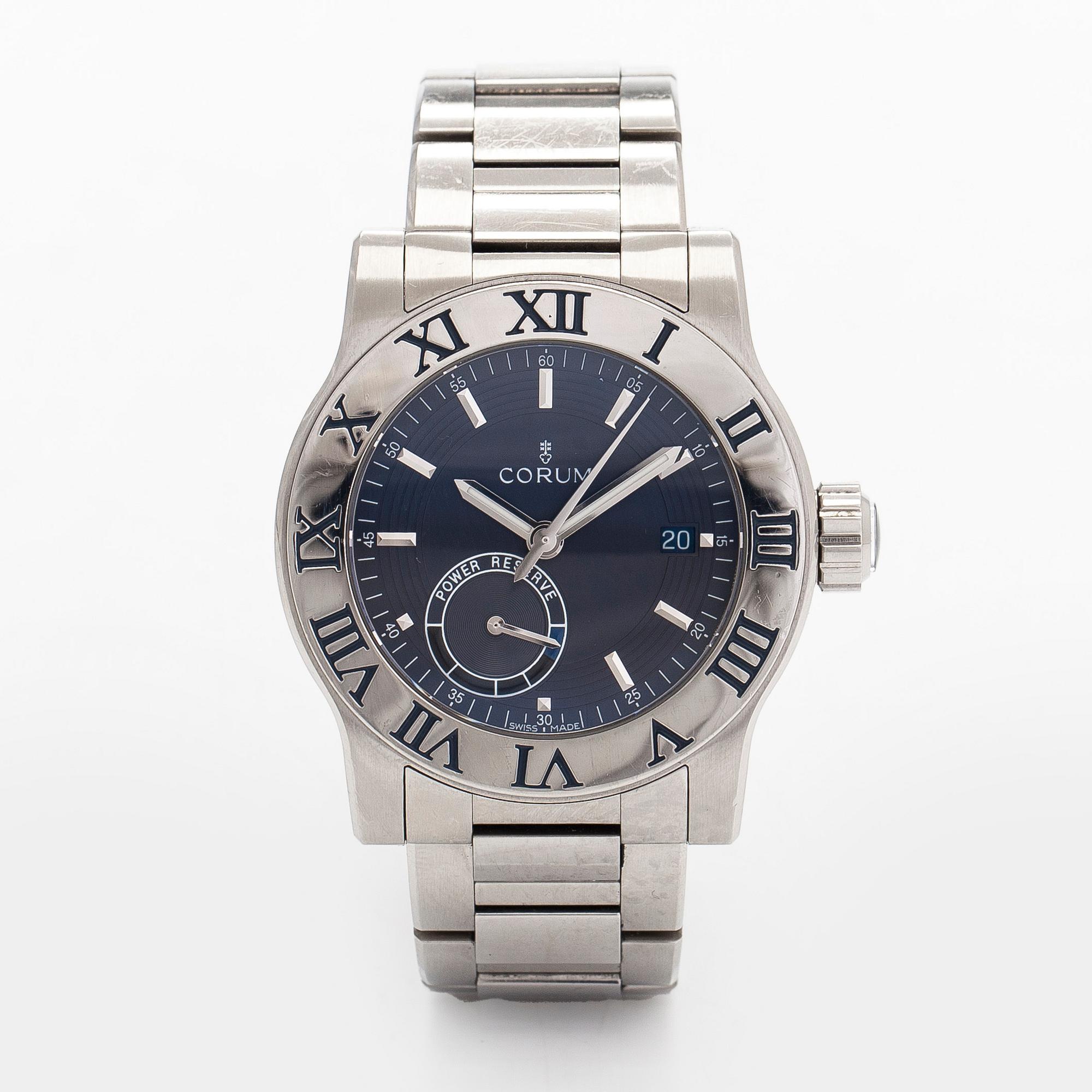 Corum, Romulus, wristwatch, 42 mm.