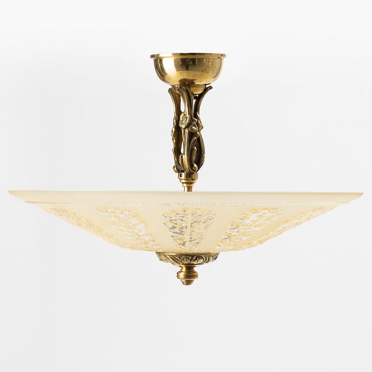 Ceiling light, 1940s.