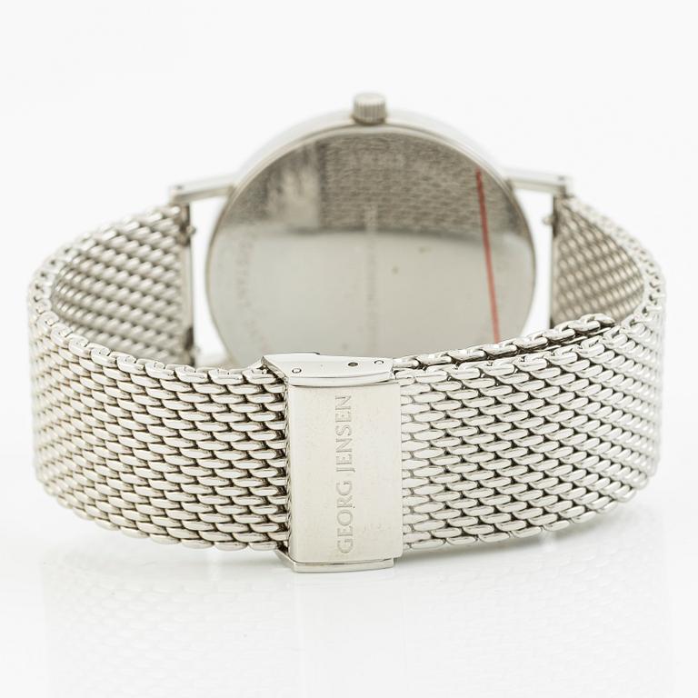 Georg Jensen, design Henning Koppel, wristwatch, 38.5 mm.