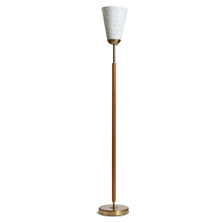 Hans Bergström, HANS BERGSTRÖM, a floor lamp "model 526" by Ateljé Lyktan, Åhus 1940's.