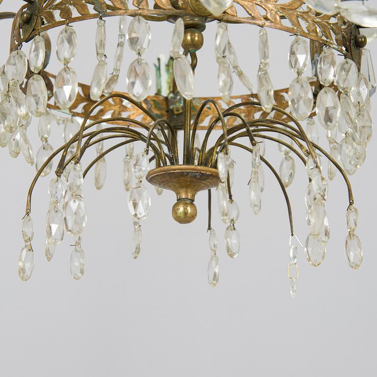 An early 19th-century chandelier.