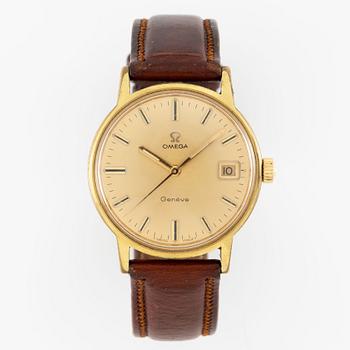 Omega, Genève, wristwatch, 34.5 mm.