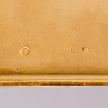 ETUI, 14K guld. E. Morozov, St Petersburg, tidigt 1900-tal.