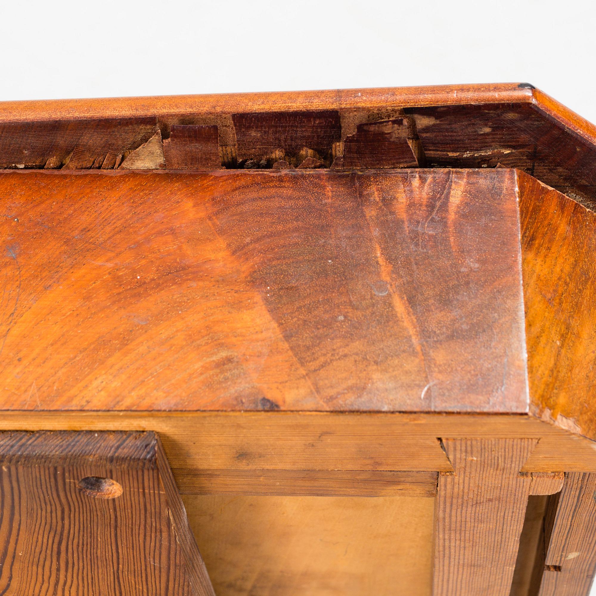 A 19th century sewing table.