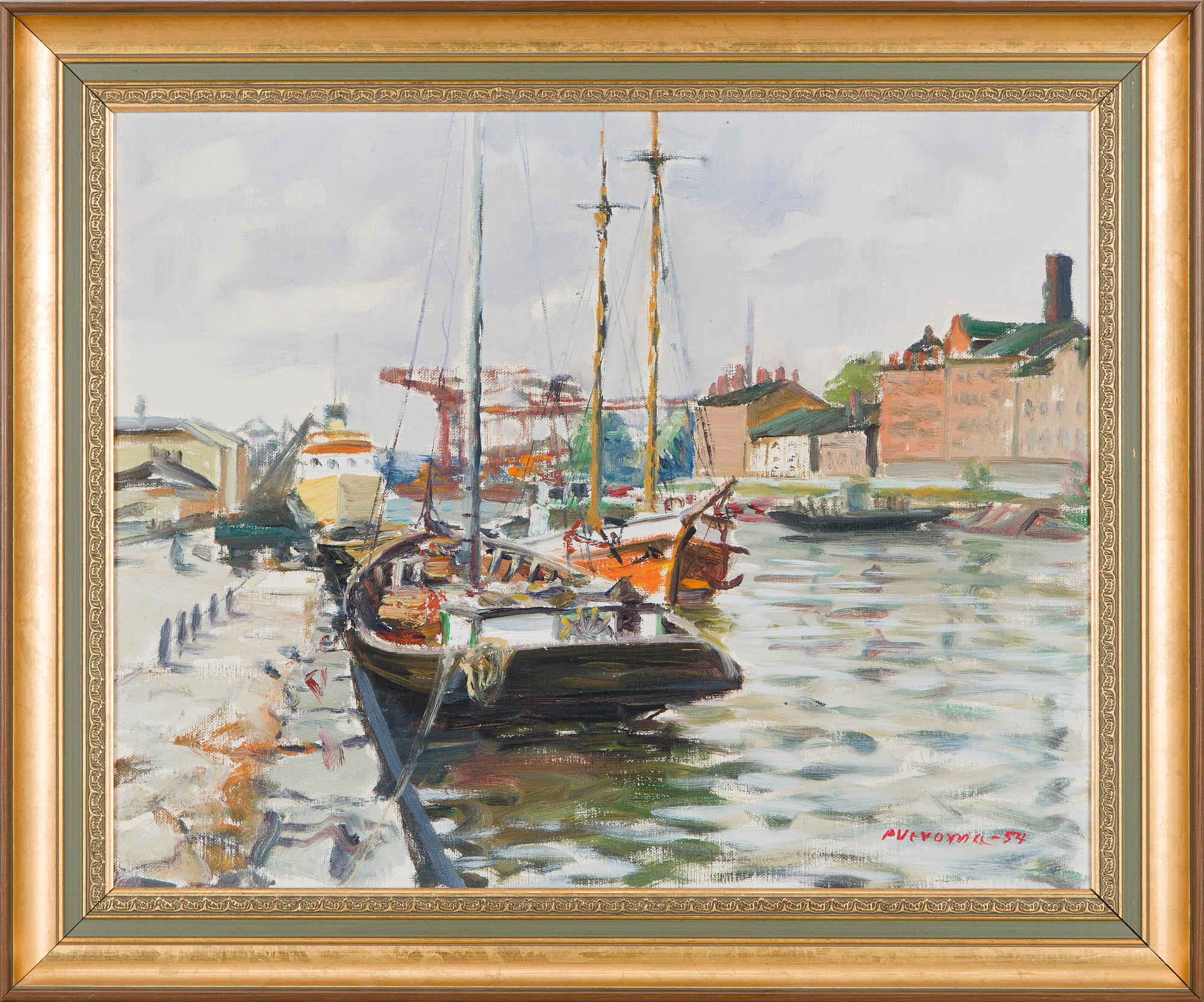 Pentti Veroma, Näkymä Aurajoelta.