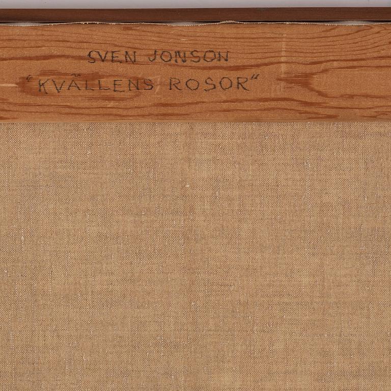 Sven Jonson, "Kvällens rosor".