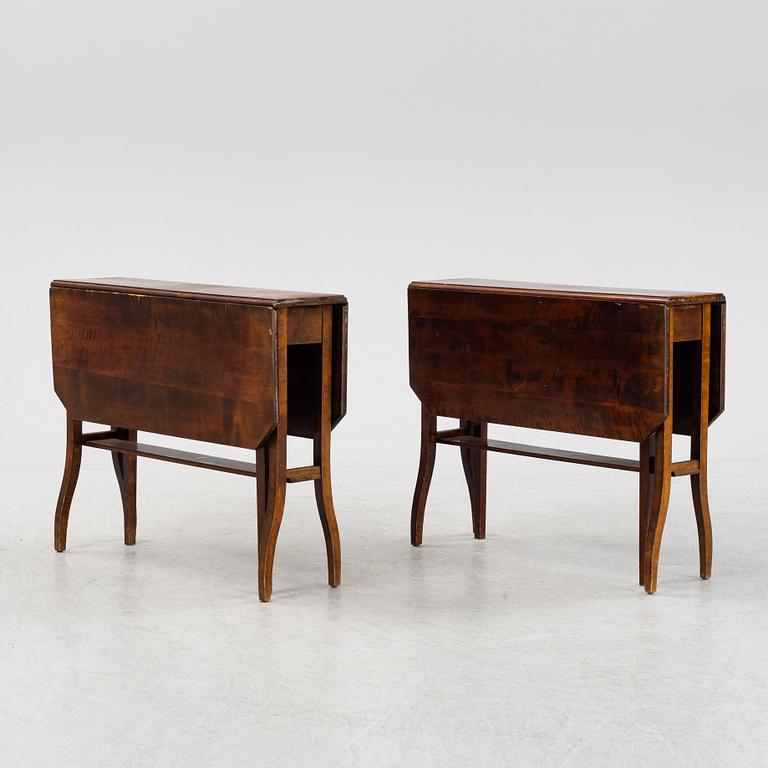 Two gate-leg tables from the first half of the 20th century.