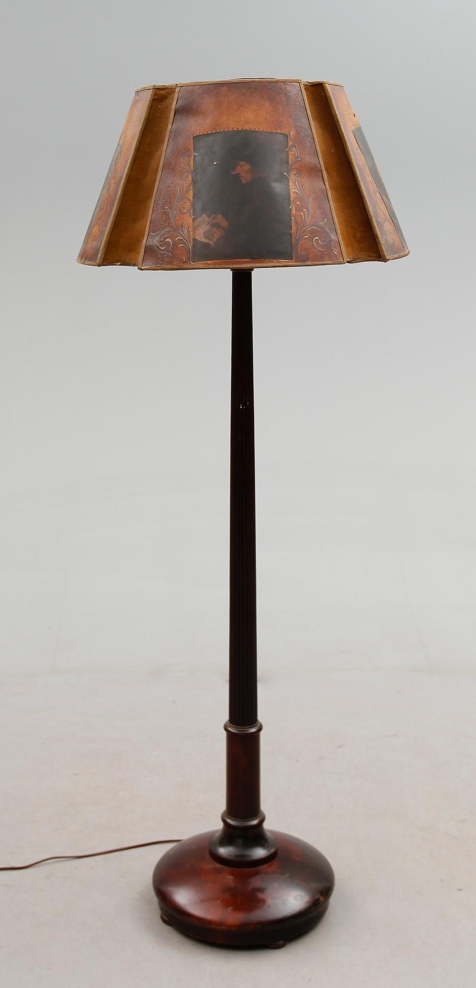 GOLVLAMPA, 1900-talets första hälft.