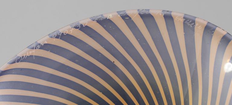 POKAL, glas, Eva Englund, signerad, 1980-tal.