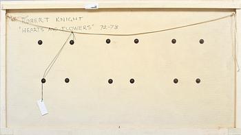 OKÄND KONSTNÄR, blandteknik, sign a tergo Robert Knight.