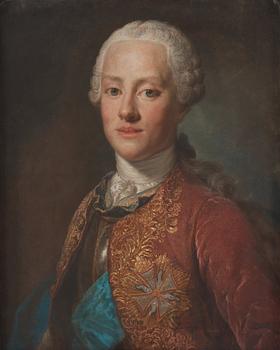 710. Louis Tocqué Circle of, Young nobleman with Order of the White Eagle.