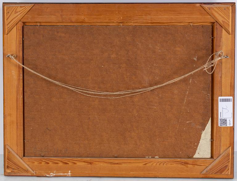 OSKAR BERGMAN, oil on panel, signed and dated 1934.