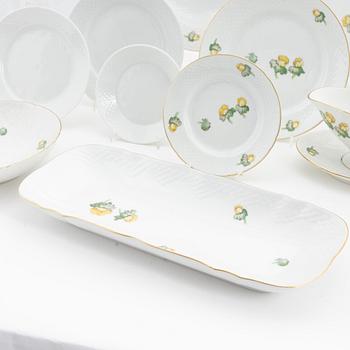 A 68-piece, partly 'Erantus', porcelain service from Bing & Grøndahl, Denmark.