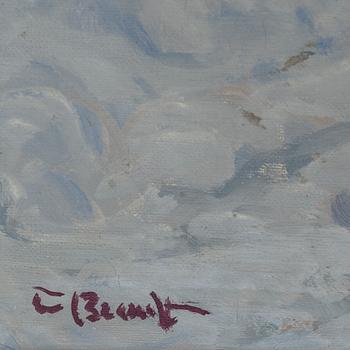 CARL BRANDT, olja på duk, signerad.