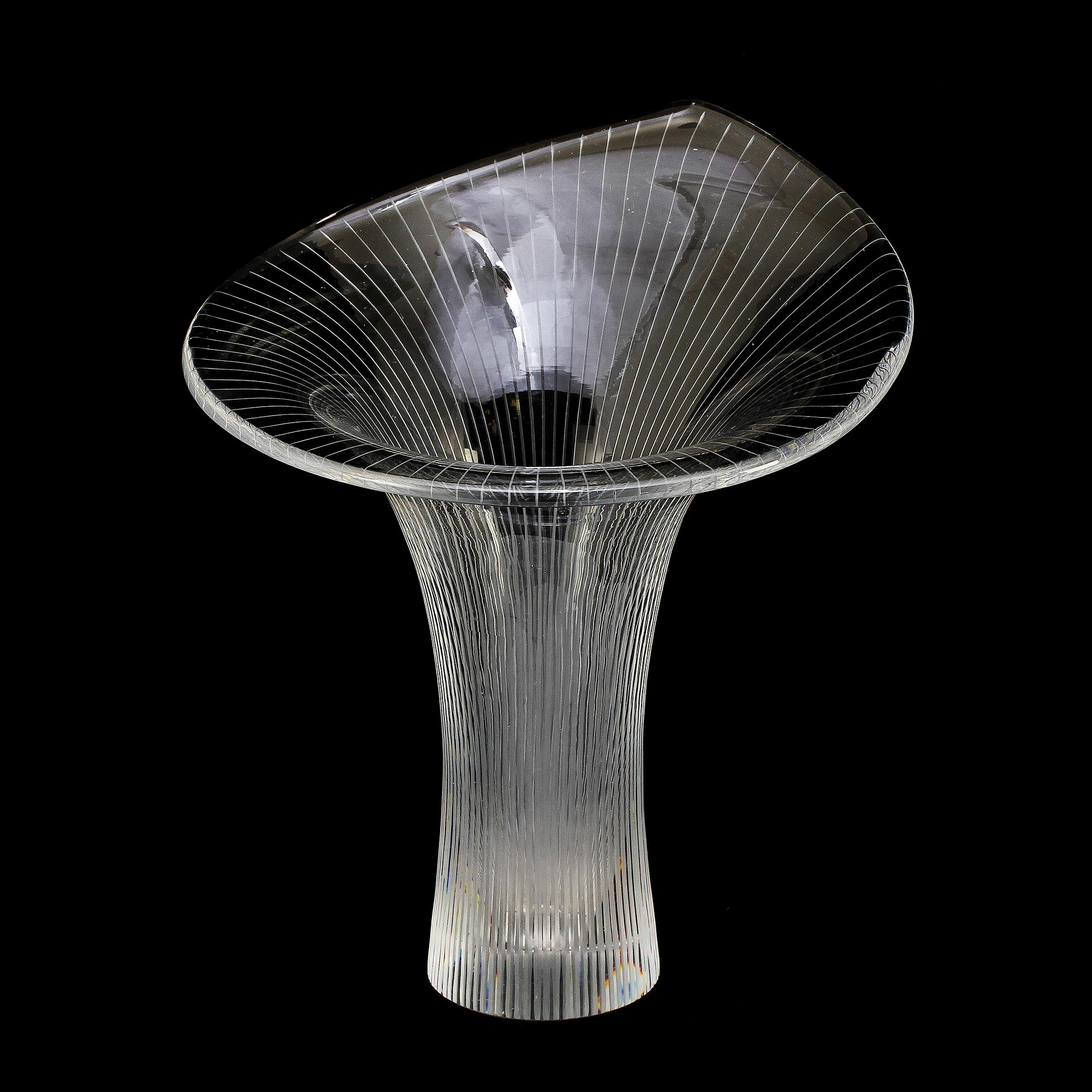 VAS samt FAT, glas, Tapio Wirkkala, Iittala, omkring 1900-talets mitt.