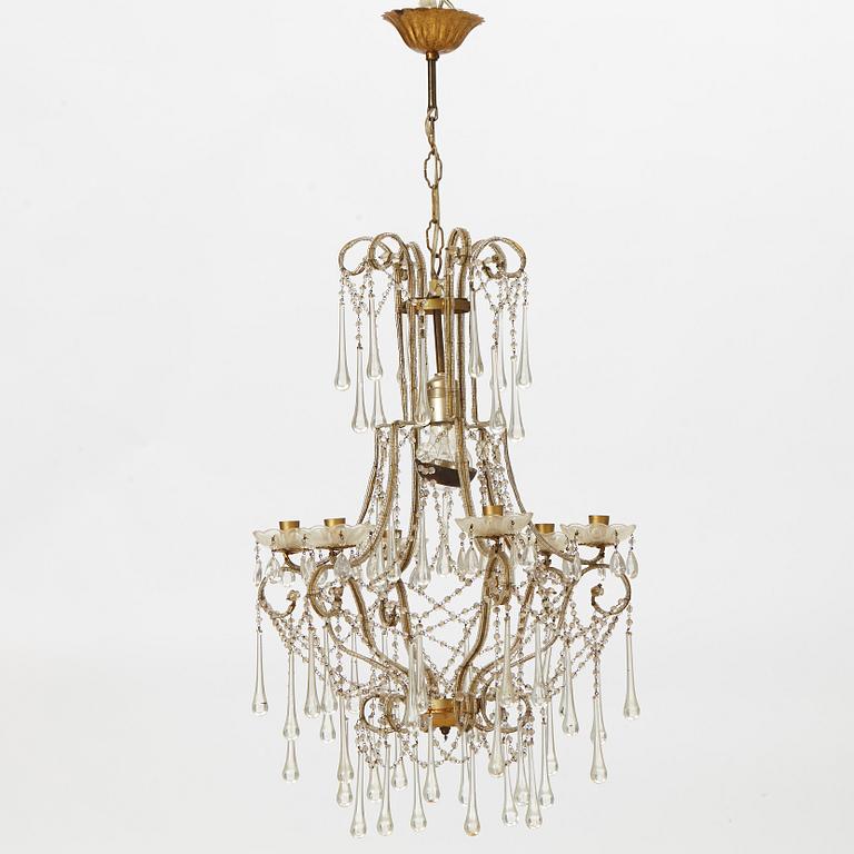 A chandelier, second half of the 20th century.