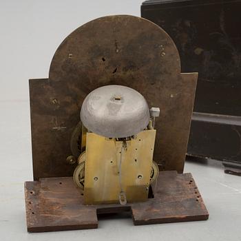 GOLVUR, pendel samt 2 lod, John Tolson, London, 1800-tal.