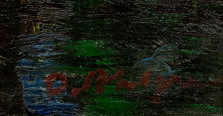 OLAVI AHLGREN, olja på duk, signerad.