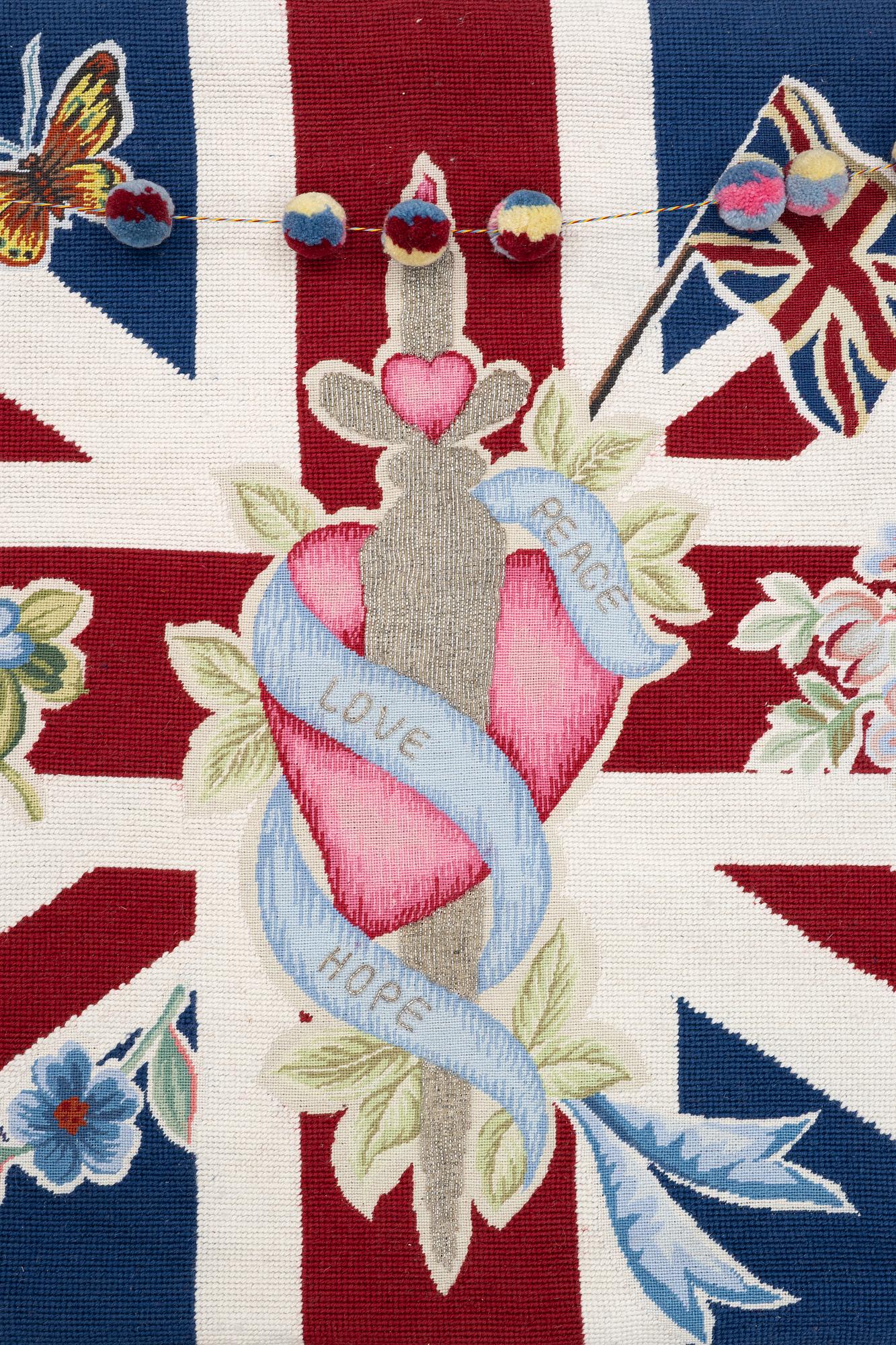 Lucinda Chambers, a 'Jubilee' tapestry, The Rug Company, c. 149 x 88 cm.