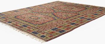 Märta Måås-Fjetterström, a carpet, 'Storkorset' ('Åhléns matta'), knotted pile, c. 380 x 323 cm, signed MMF.