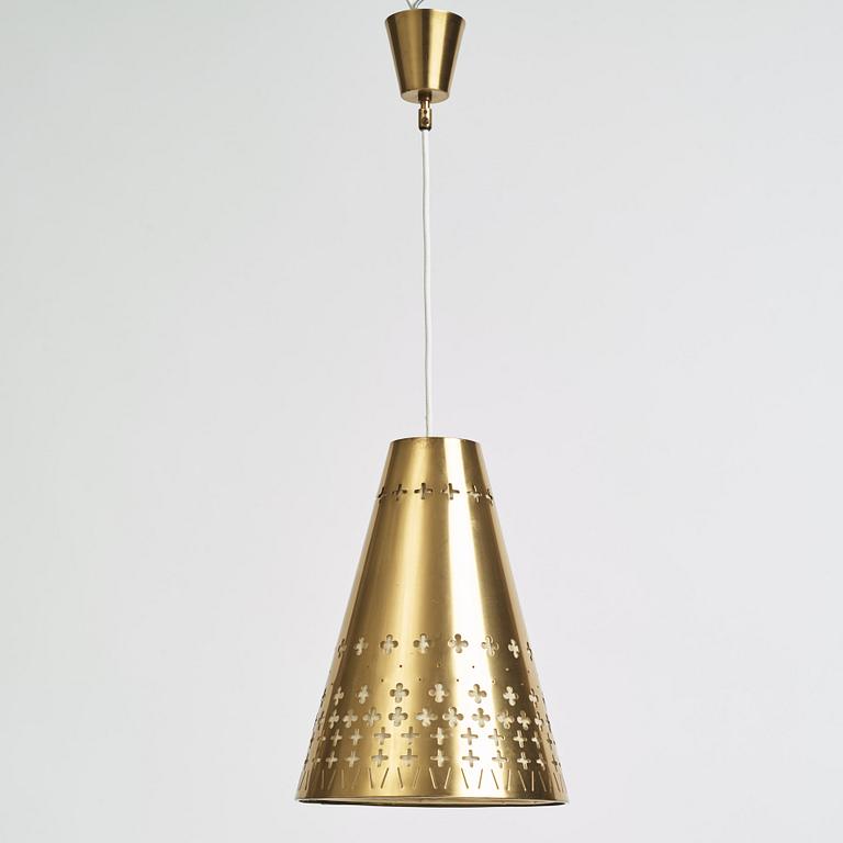 Einar Bäckströms Metallvarufabrik, a model "5416" ceiling lamp, Malmö, Sweden, 1950's.