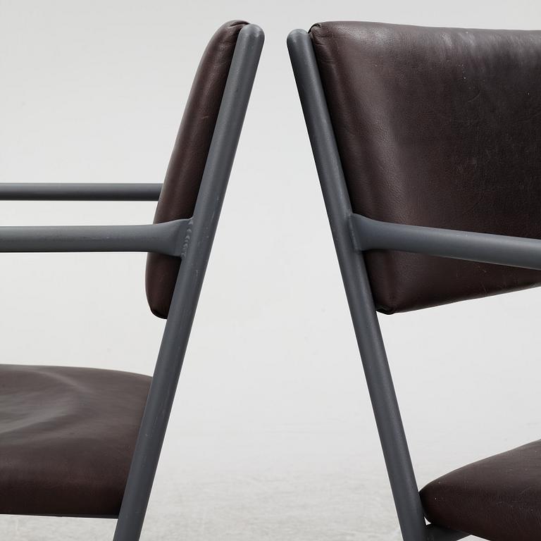 Jonas Bohlin, a pair of 'Skeppsholmen' armchairs, Jonas Bohlin Design AB.