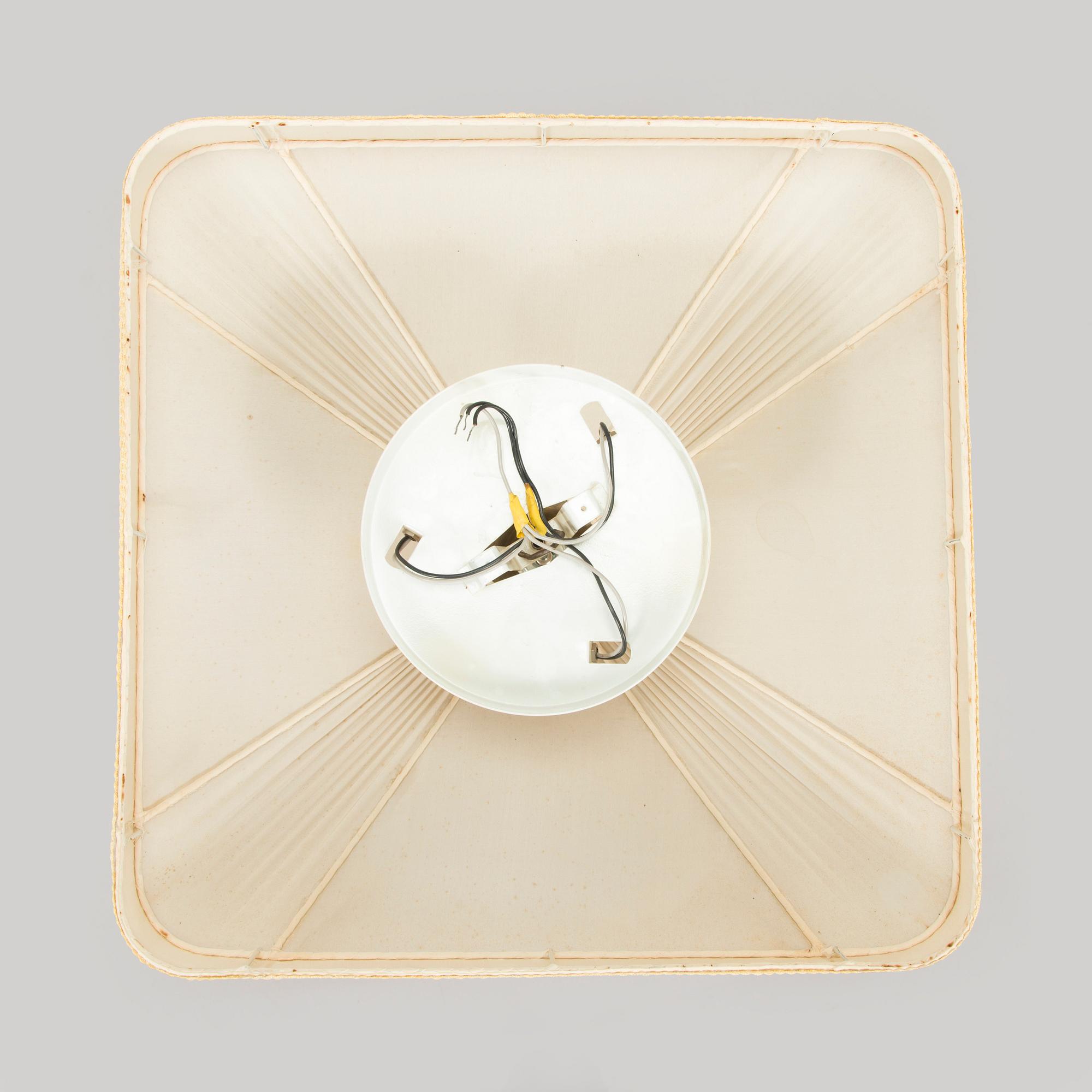 A mid-20th century ceiling light by Valinte.