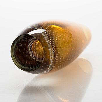 Gunnel Nyman, a glass vase, signed G. Nyman Nuutajärvi Notsjö -56.