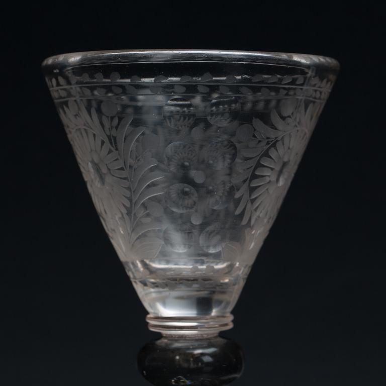 GLAS, barock, Böhmen, 1700-tal.