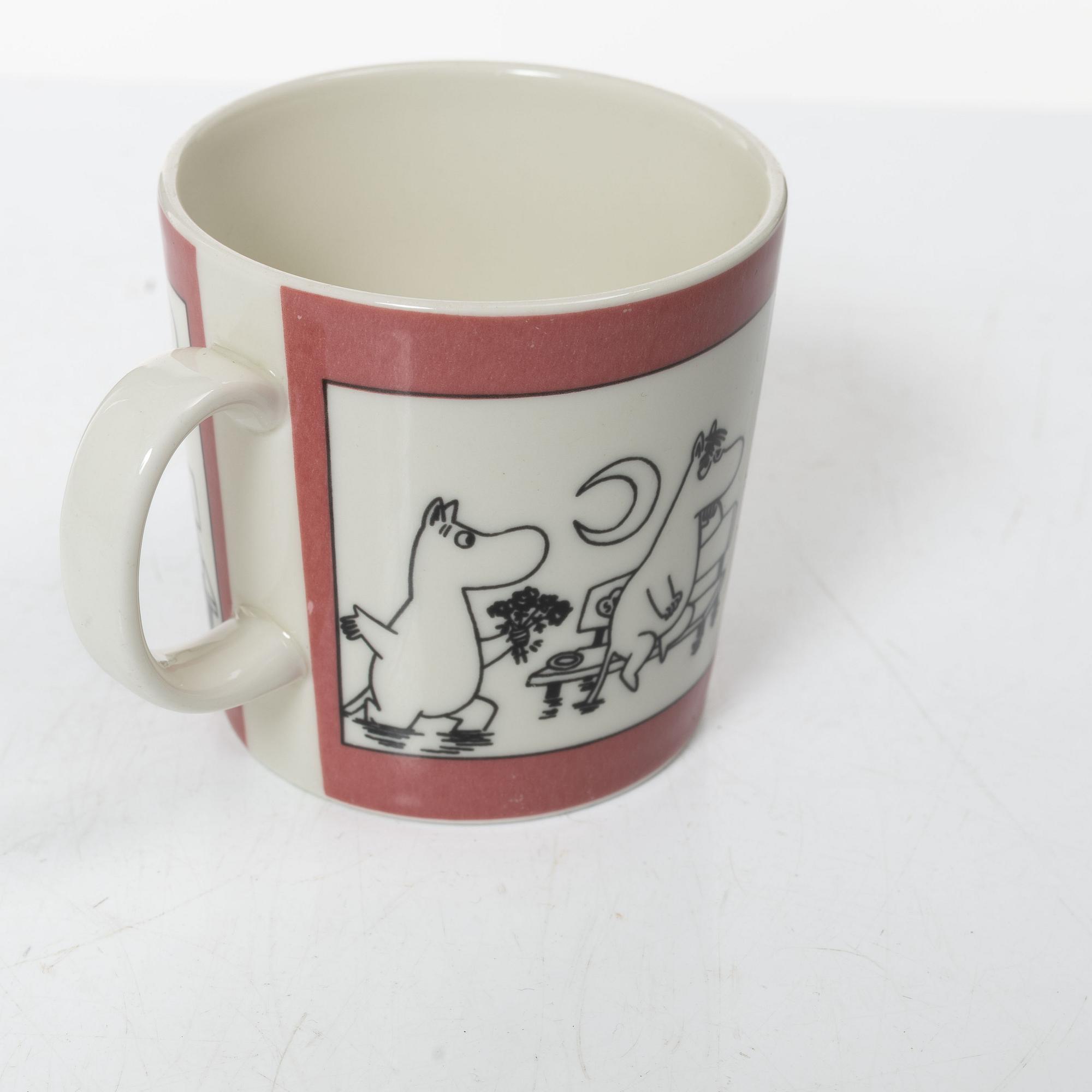 Muminmugg, porslin, Arabia, Finland 1990-1993.