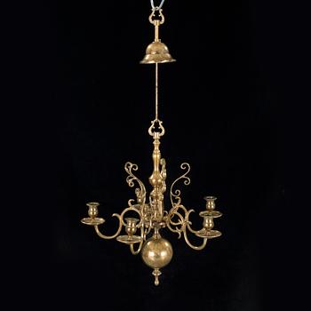 A brass chandelier, No 205, by Skultuna Bruk from 1996.