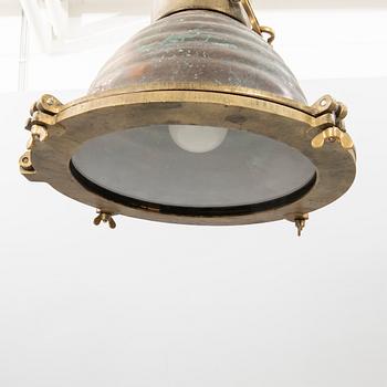 Marine work lighting, deck, 20th century.