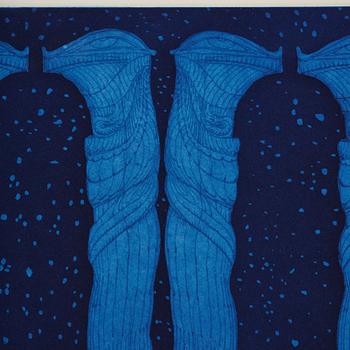 Ernst Fuchs, Untitled from: "Hommage aux Prix Nobel" (The Nobel Prize Portfolio).