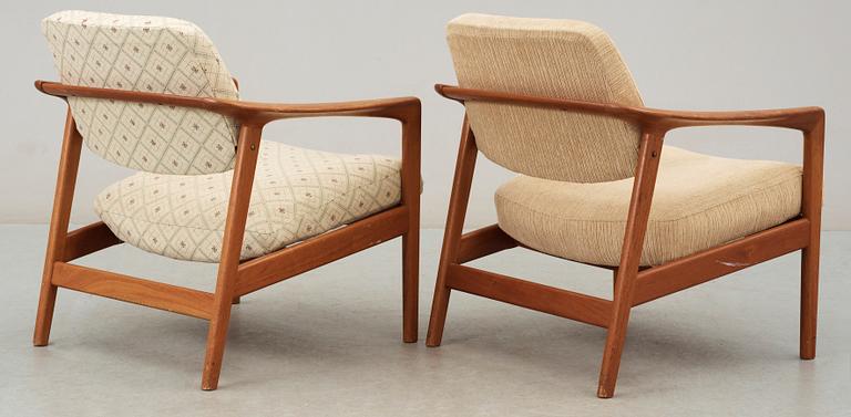 FÅTÖLJER, ett par, Folke Ohlsson, Dux.