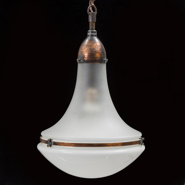A PETER BEHRENS "LUZETTE" CEILING LAMP, AEG first half of 20th century.